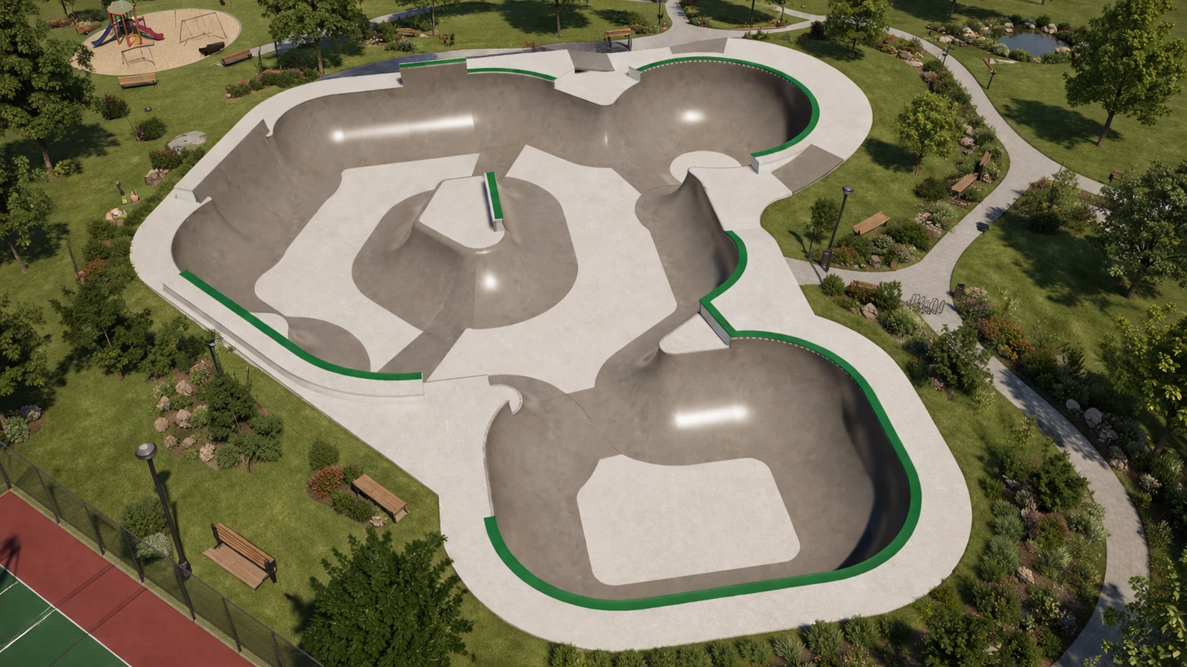 Bowl Sandro 1 - elementos da pista