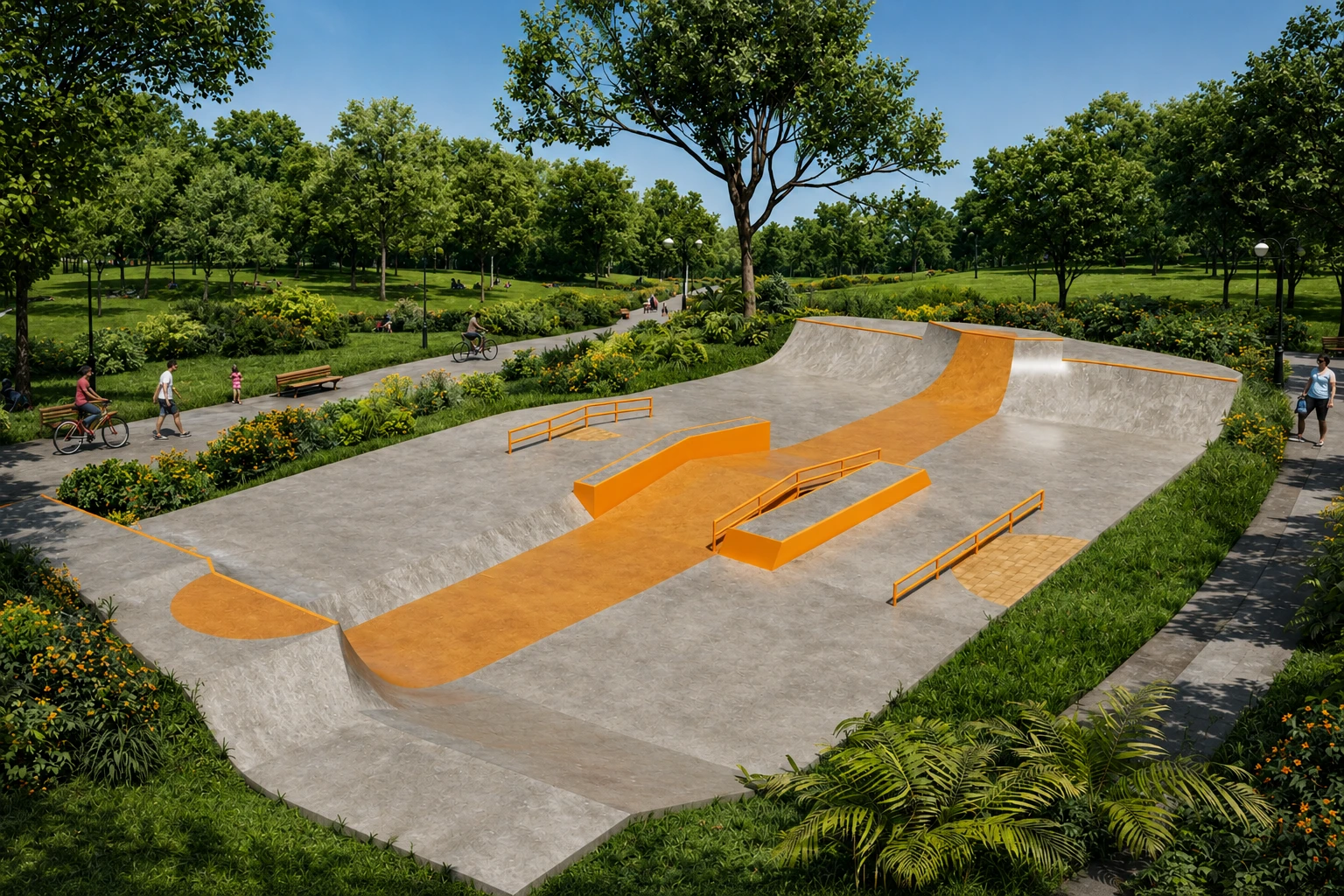 Street Sinop - pista de skate construída pela Overall Engenharia