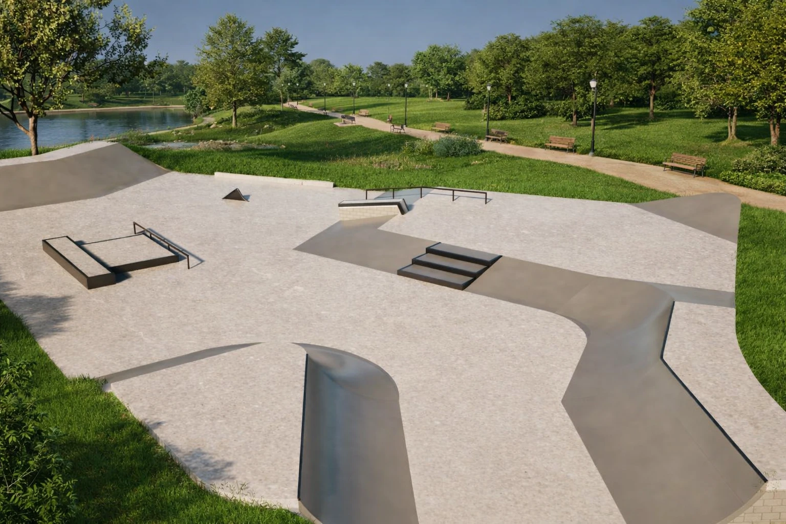 Skatepark Público Compacto - ficha técnica