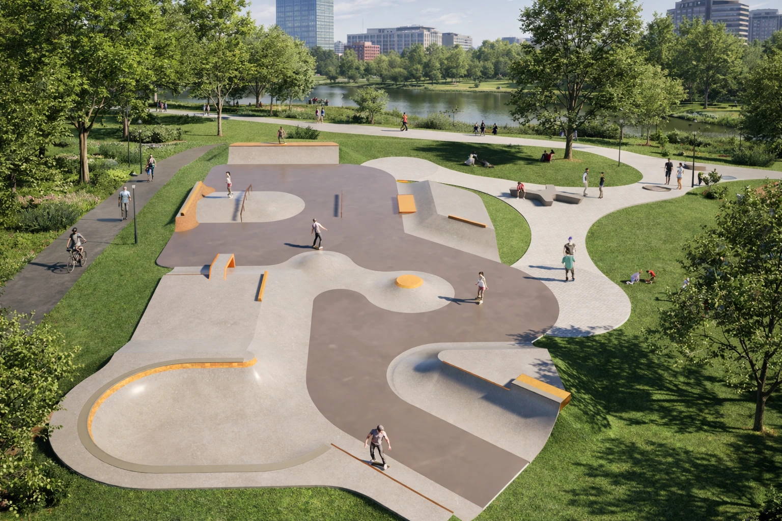 Skatepark Completo para Condomínio - ficha técnica