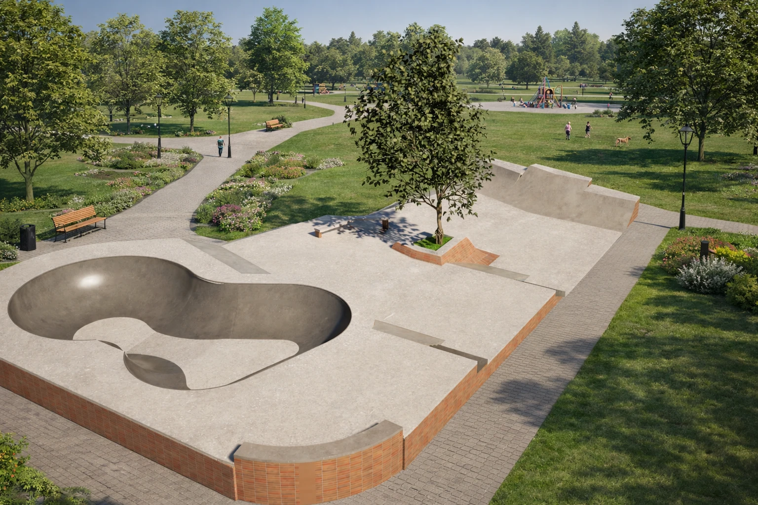 Bowl Street Limeira - pista de skate construída pela Overall Engenharia