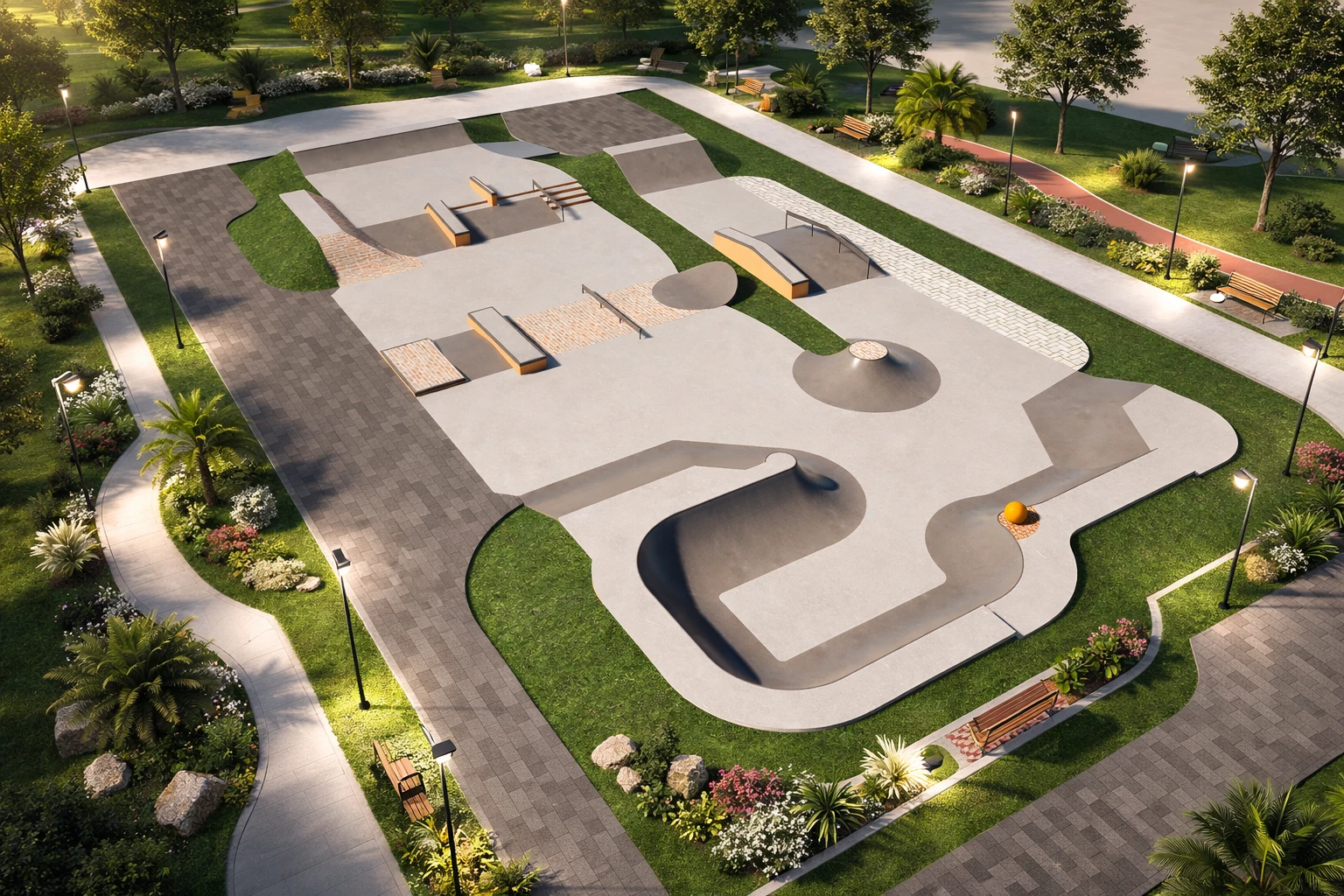 Skatepark Condomínio Fechado - ficha técnica
